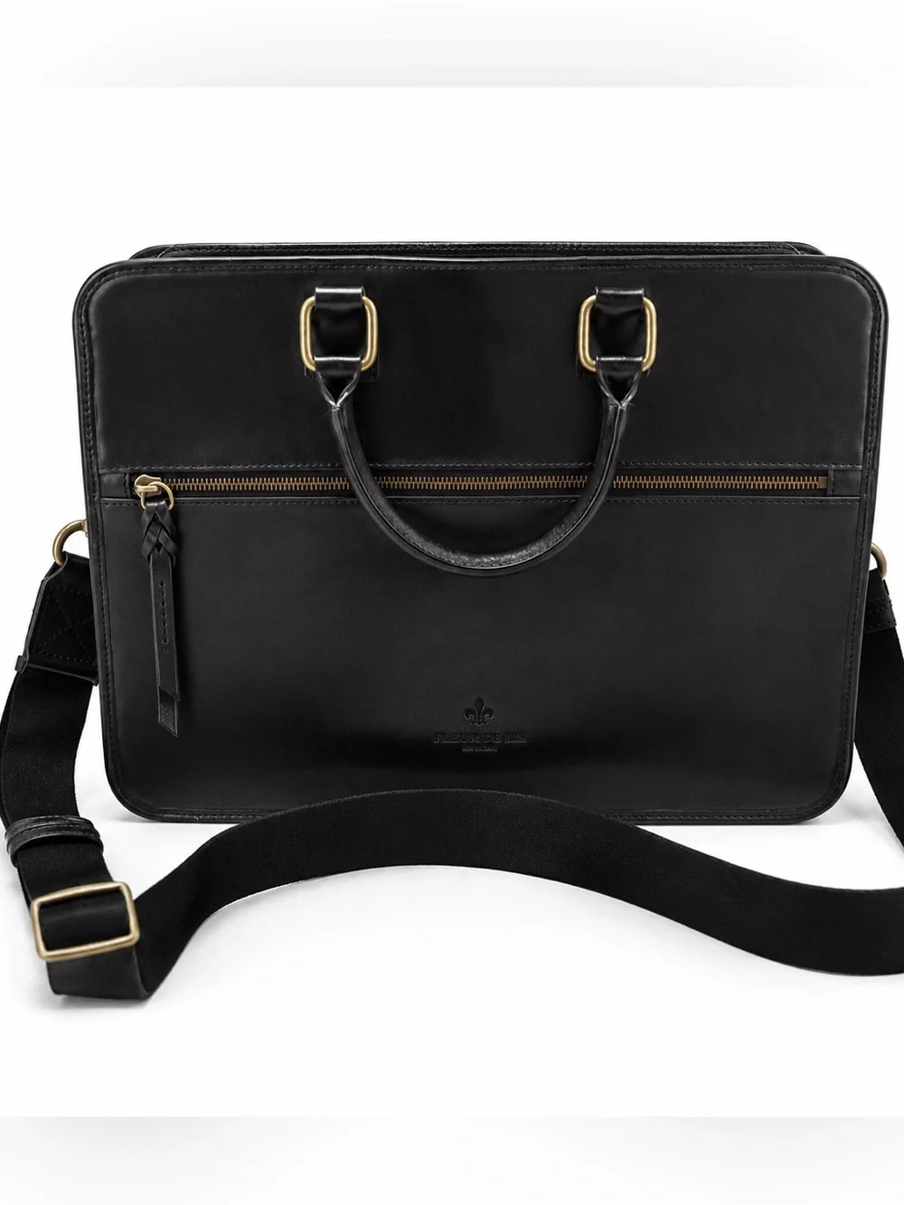 EUC!  AMAZING! 🔥 DOONEY & BOURKE Florentine Brooklyn Black Leather Briefcase